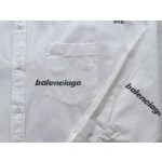 Balenciaga New Digital Letter Line Long Sleeve Shirt