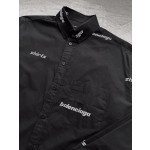 Balenciaga New Digital Letter Line Long Sleeve Shirt