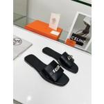 Hermes flat heeled slippers