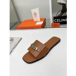 Hermes flat heeled slippers