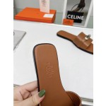 Hermes flat heeled slippers