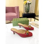 Gucci's latest high-heeled slippers