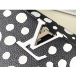 𝐋𝐎𝐔𝐈𝐒𝐕𝐔𝐈𝐓𝐓𝐎𝐍 M21691/48865 Black Pinned White Dot Medium Louis Vuitton x Grass Maisen Collaboration Series
