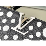 𝐋𝐎𝐔𝐈𝐒𝐕𝐔𝐈𝐓𝐓𝐎𝐍 M21691/48865 Black Pinned White Dot Small Size x Grass Maiden Cooperation Series