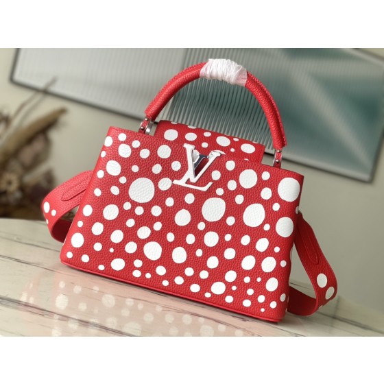 𝐋𝐎𝐔𝐈𝐒𝐕𝐔𝐈𝐓𝐓𝐎𝐍 M21692/48865 Red Pinned White Dots Medium Louis Vuitton x Grass Maisen Collaboration Series