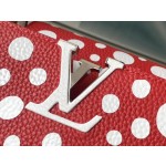 𝐋𝐎𝐔𝐈𝐒𝐕𝐔𝐈𝐓𝐓𝐎𝐍 M21692/48865 Red Pinned White Dots Medium Louis Vuitton x Grass Maisen Collaboration Series