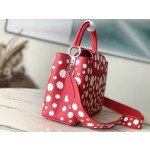 𝐋𝐎𝐔𝐈𝐒𝐕𝐔𝐈𝐓𝐓𝐎𝐍 M21692/48865 Red Pinned White Dots Medium Louis Vuitton x Grass Maisen Collaboration Series