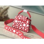 𝐋𝐎𝐔𝐈𝐒𝐕𝐔𝐈𝐓𝐓𝐎𝐍 M21692/48865 Red Pinned White Dot Mini x Grass Maisen Collaboration Series