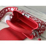 𝐋𝐎𝐔𝐈𝐒𝐕𝐔𝐈𝐓𝐓𝐎𝐍 M21692/48865 Red Pinned White Dot Mini x Grass Maisen Collaboration Series