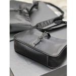 SAINT LAURENT Black Black Button Nylon Model Number: 657228