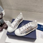 Dior letters, film, lace up casual shoes