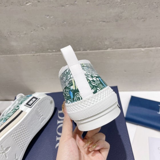 Dior letters, film, lace up casual shoes