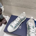 Dior letters, film, lace up casual shoes