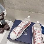 Dior letters, film, lace up casual shoes