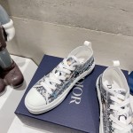 Dior letters, film, lace up casual shoes