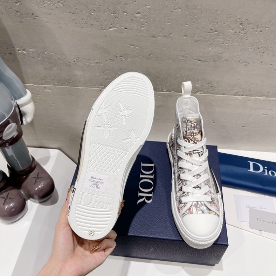 Dior letters, film, lace up casual shoes