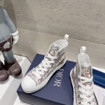 Dior letters, film, lace up casual shoes