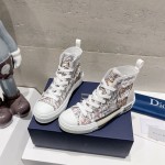 Dior letters, film, lace up casual shoes