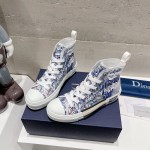 Dior letters, film, lace up casual shoes