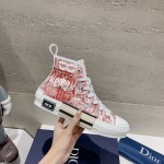 Dior letters, film, lace up casual shoes