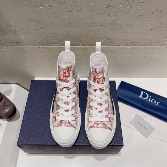 Dior letters, film, lace up casual shoes