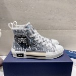 Dior letters, film, lace up casual shoes