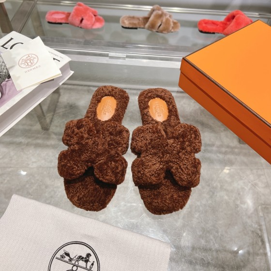 Hermes Teddy Wool H-Trailer