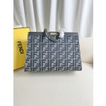 FENDI Peekaboo X-Tote handbag embroidered Tote model number: 1819