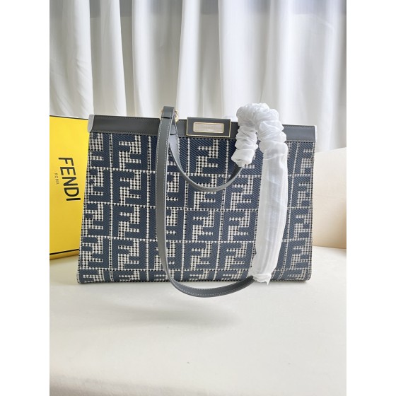 FENDI Peekaboo X-Tote handbag embroidered Tote model number: 1819