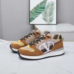 Valentino's latest casual color matching sneakers are minimalist, fashionable, and low cut men's and women's shoes