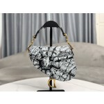 Dior 928 Paris Map Saddle Bag