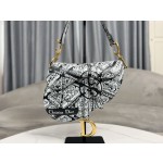 Dior 928 Map of Paris Saddle Bag 3351