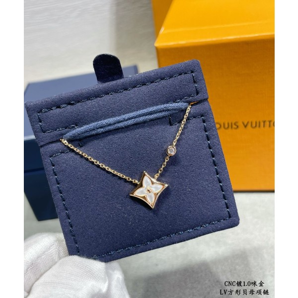 Louis Vuitton Square Fritillaria Necklace
