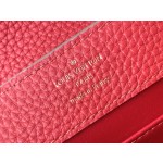 𝐋𝐎𝐔𝐈𝐒𝐕𝐔𝐈𝐓𝐓𝐎𝐍 N80931 Elephant Grey Red Inner Mini This Capuchines mini handbag