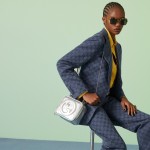 GUCCI circular interlocking double G craftsmanship showcases Blondie series model 744434