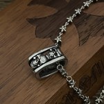 Croix Classic Retro Skeleton Ring Pendant