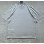 Balenciaga Blur BB Small Letter Printed Round Neck Short Sleeve