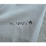 Balenciaga Blur BB Small Letter Printed Round Neck Short Sleeve