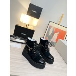 CHANEL Chain Thick Sole Boots