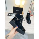 CHANEL Chain Thick Sole Boots