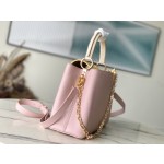 𝐋𝐎𝐔𝐈𝐒𝐕𝐔𝐈𝐓𝐓𝐎𝐍 M20708 Grapefruit Pink Flower Three Piece This CAPUCINES BB handbag