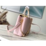 𝐋𝐎𝐔𝐈𝐒𝐕𝐔𝐈𝐓𝐓𝐎𝐍 M20844 Grapefruit Pink Flower Three Piece This CAPUCINES BB handbag