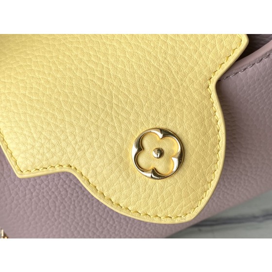 𝐋𝐎𝐔𝐈𝐒𝐕𝐔𝐈𝐓𝐓𝐎𝐍 M20845 Grapefruit Pink Flower Three Piece This Capuchines Mini Handbag