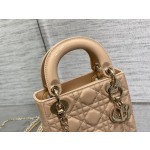 Dior three grid patent leather pink6603