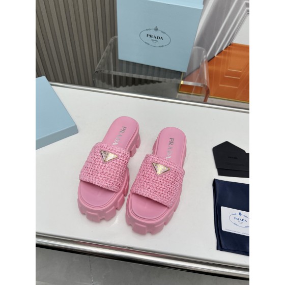 Prada Ultra Hot Thick Sole Sandals