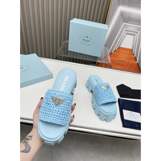 Prada Ultra Hot Thick Sole Sandals