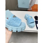 Prada Ultra Hot Thick Sole Sandals
