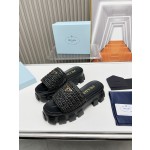 Prada Ultra Hot Thick Sole Sandals