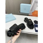Prada Ultra Hot Thick Sole Sandals