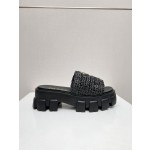 Prada Ultra Hot Thick Sole Sandals